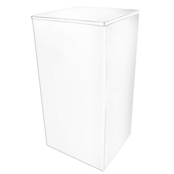 Cube Stand 80, Hochglanz weiß